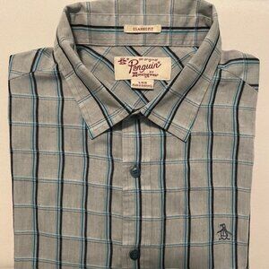 Men's‎ ORIGINAL PENGUIN button short sleeve shirt